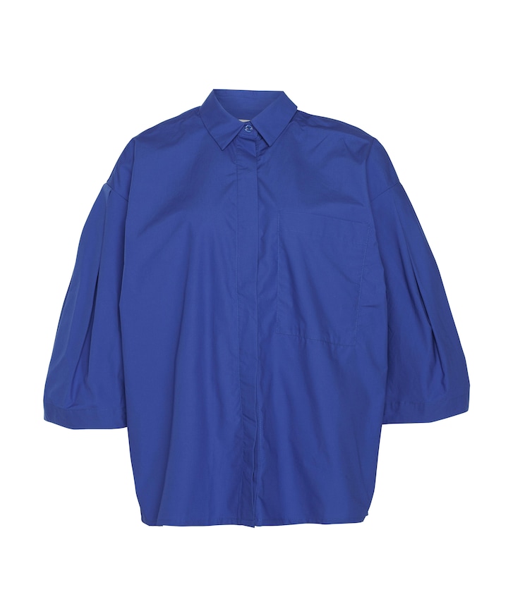 Dames blouse blauw