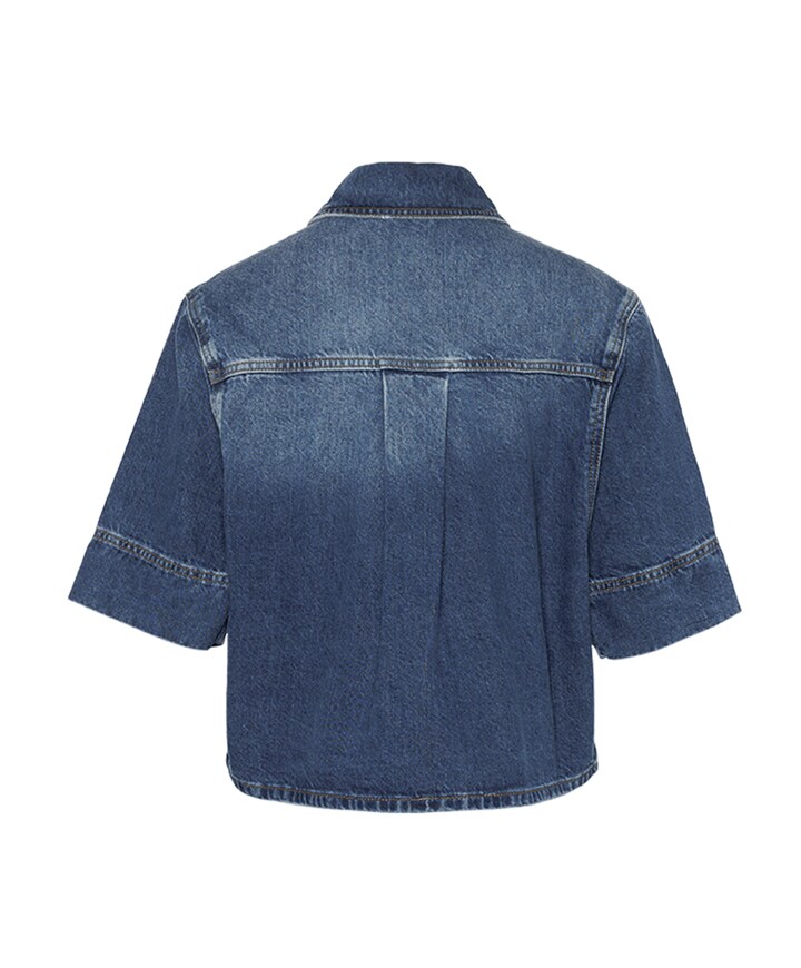 Dames blouse blauw