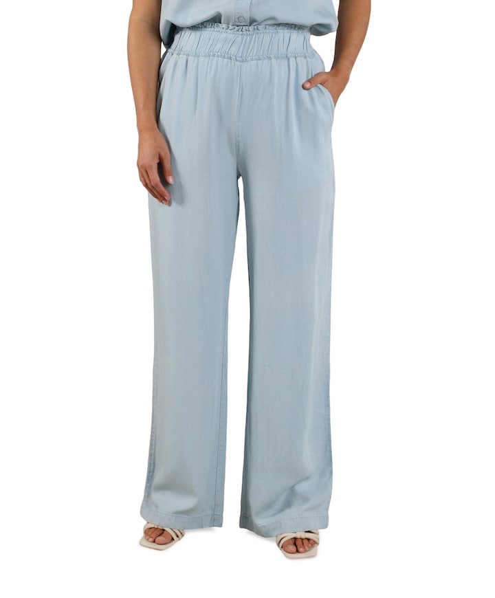 Novi dames broek blauw