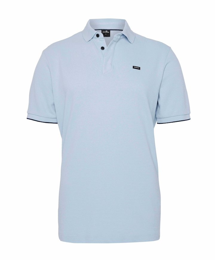 Heren polo blauw