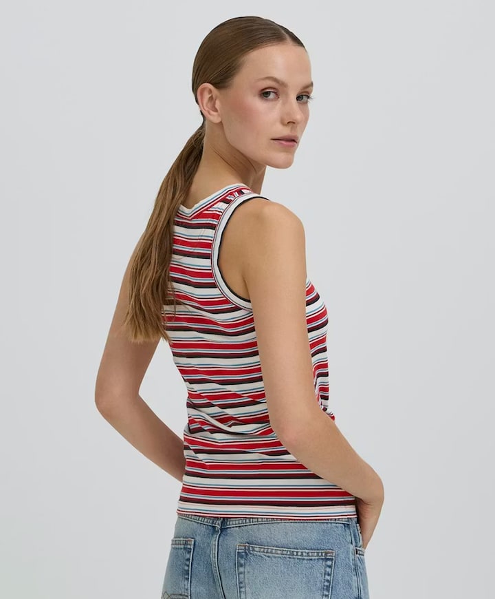 Dames top rood