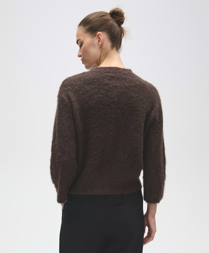 Dames vest bruin