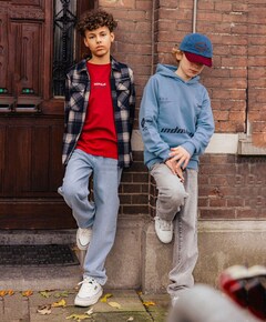 Baggy Straight Fit Blue Jeans jongens jeans blauw
