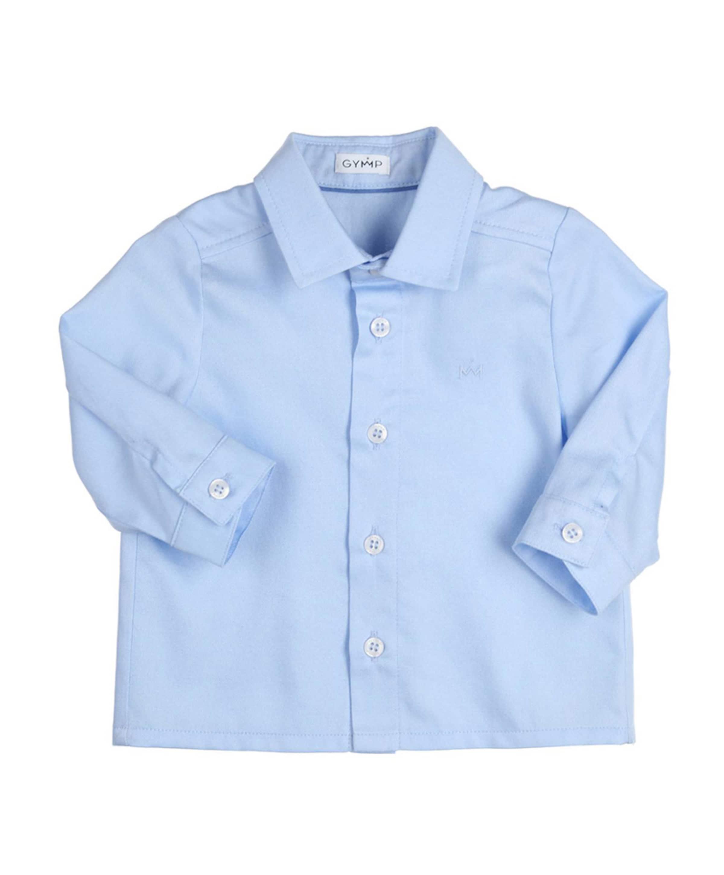 Jongens overhemd blauw