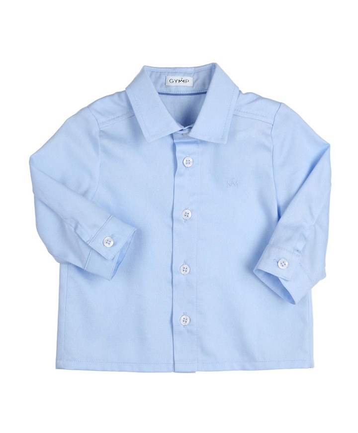 Jongens overhemd blauw