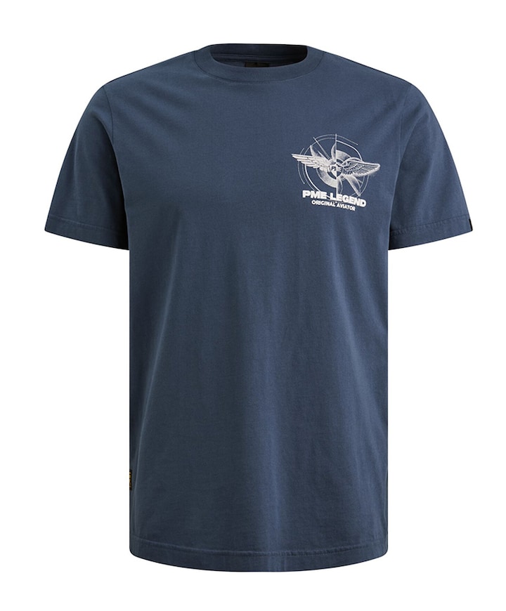 Heren T-shirt blauw