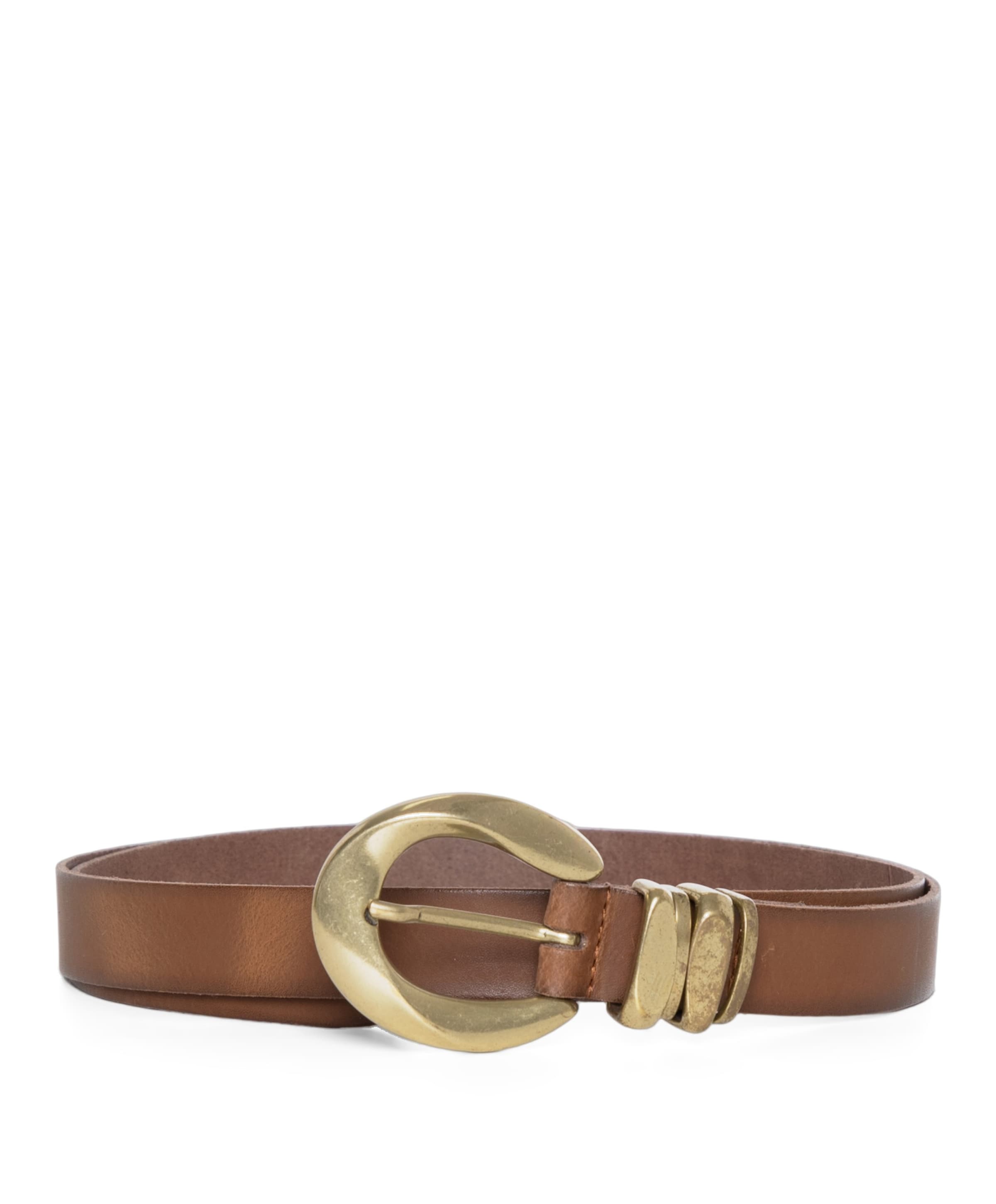Dames riem beige