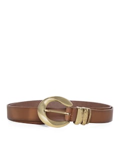 Dames riem beige