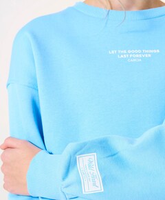 Meisjes sweater blauw