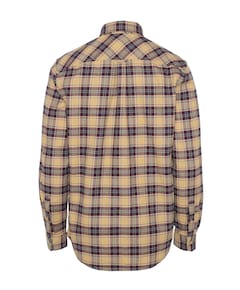 Heren overhemd lange mouw beige