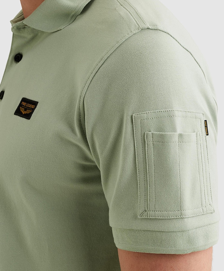 Heren polo groen