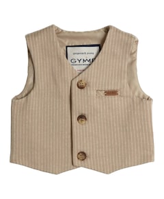 Jongens gilet ecru