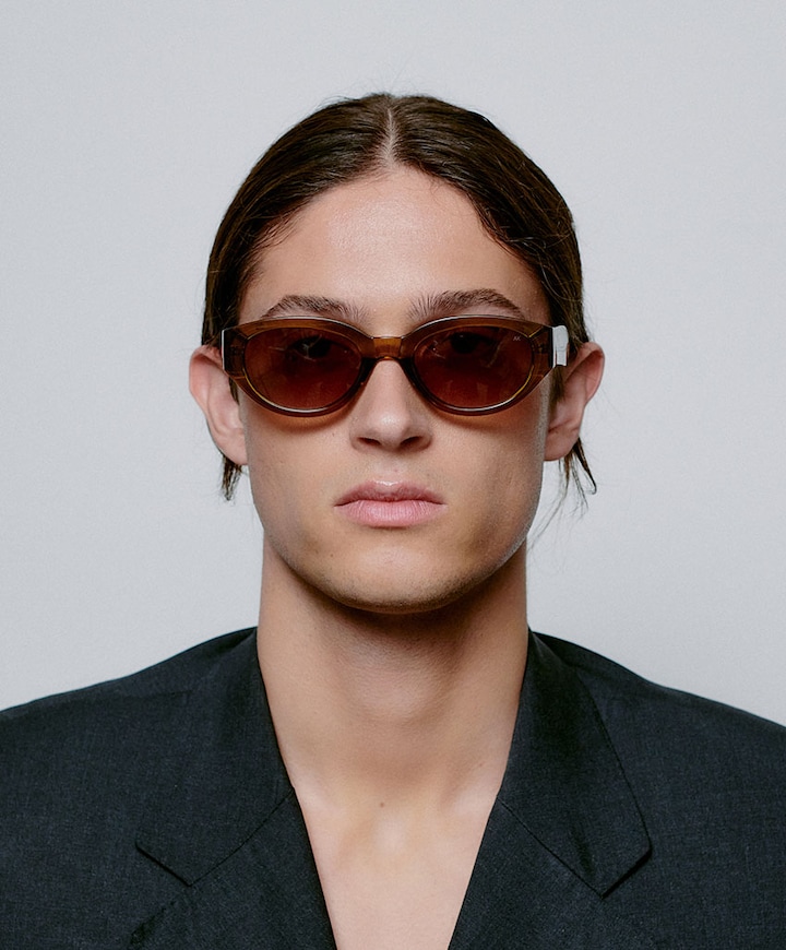 Uniseks zonnebril bruin