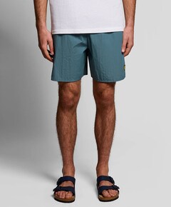 Plain swim short heren zwembroek blauw