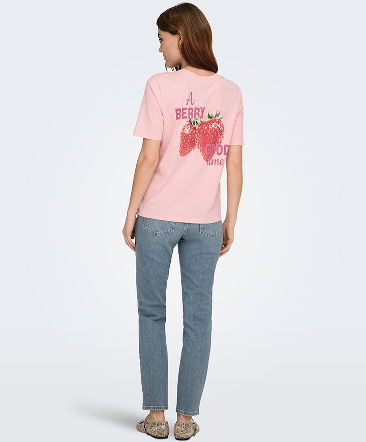 Dames t-shirt roze
