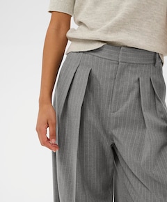 HOSANNAIW PLEATED dames broek grijs