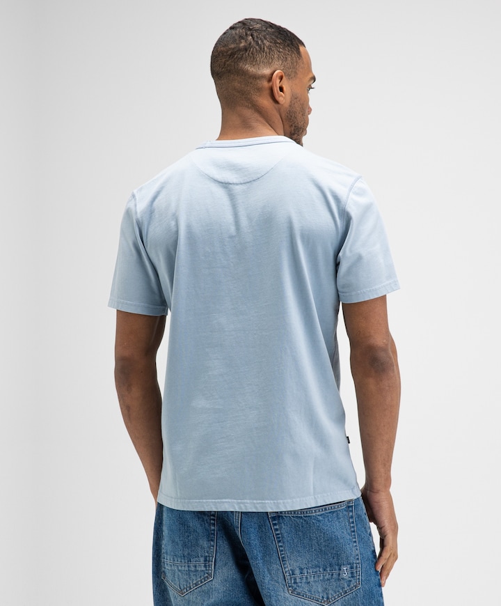 Heren T-shirt blauw