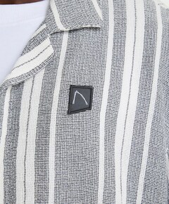 Heren overshirt grijs