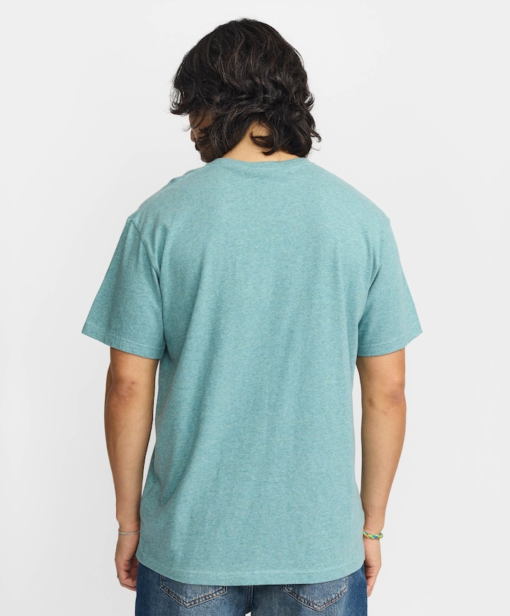 Heren T-shirt blauw