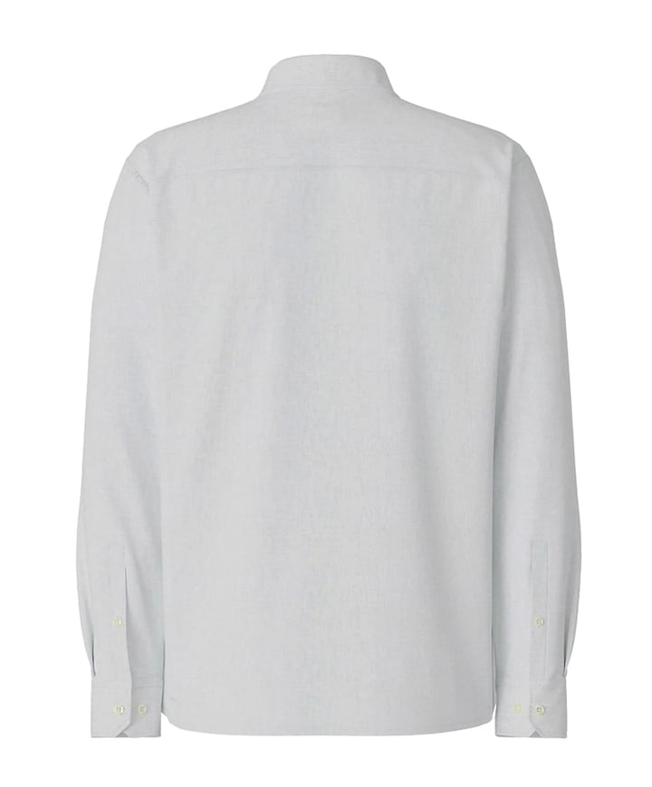 Heren overhemd lange mouw wit