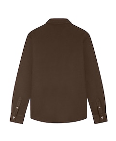 Heren overshirt bruin