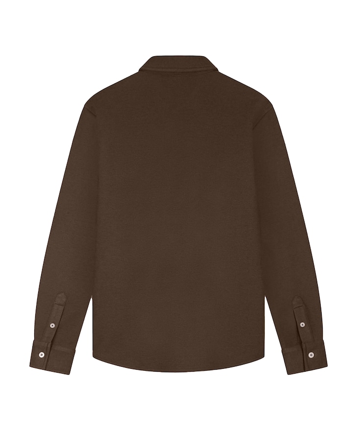 Heren overshirt bruin