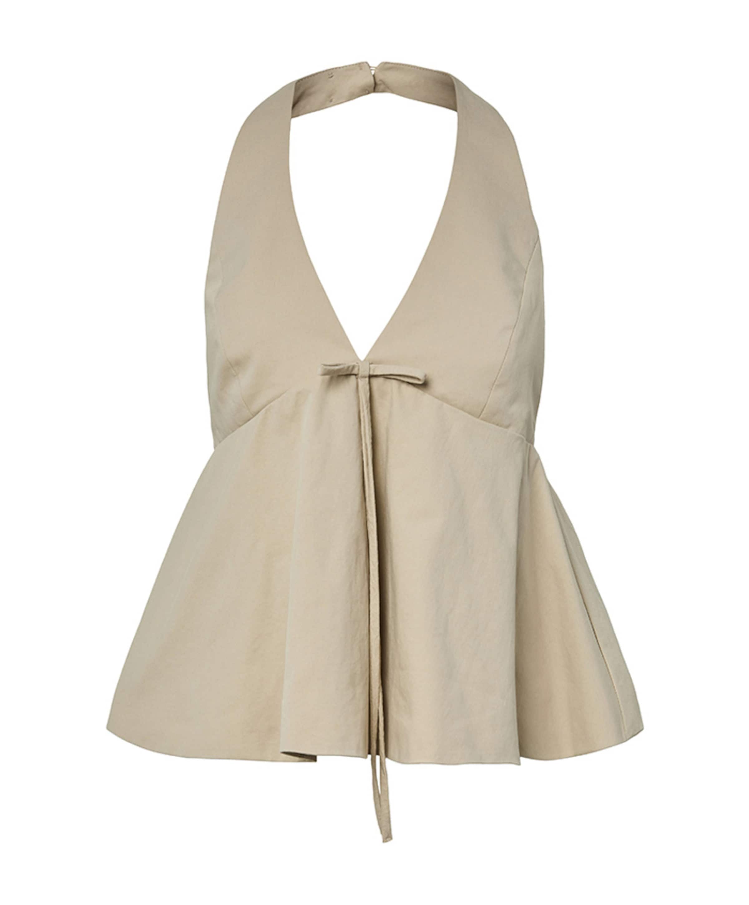 Dames top beige
