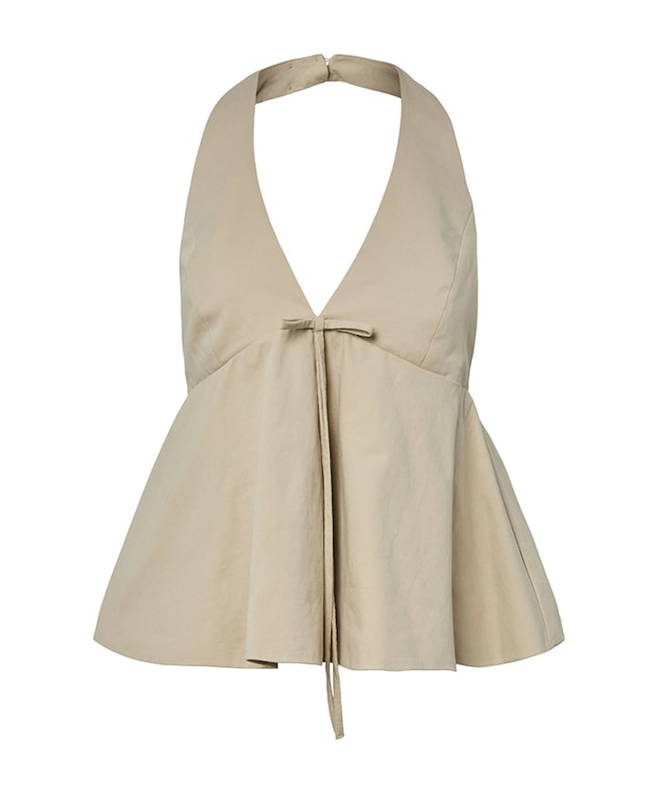 Dames top beige