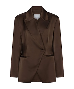 Dames blazer bruin