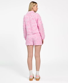 Meisjes blouse lange mouw roze