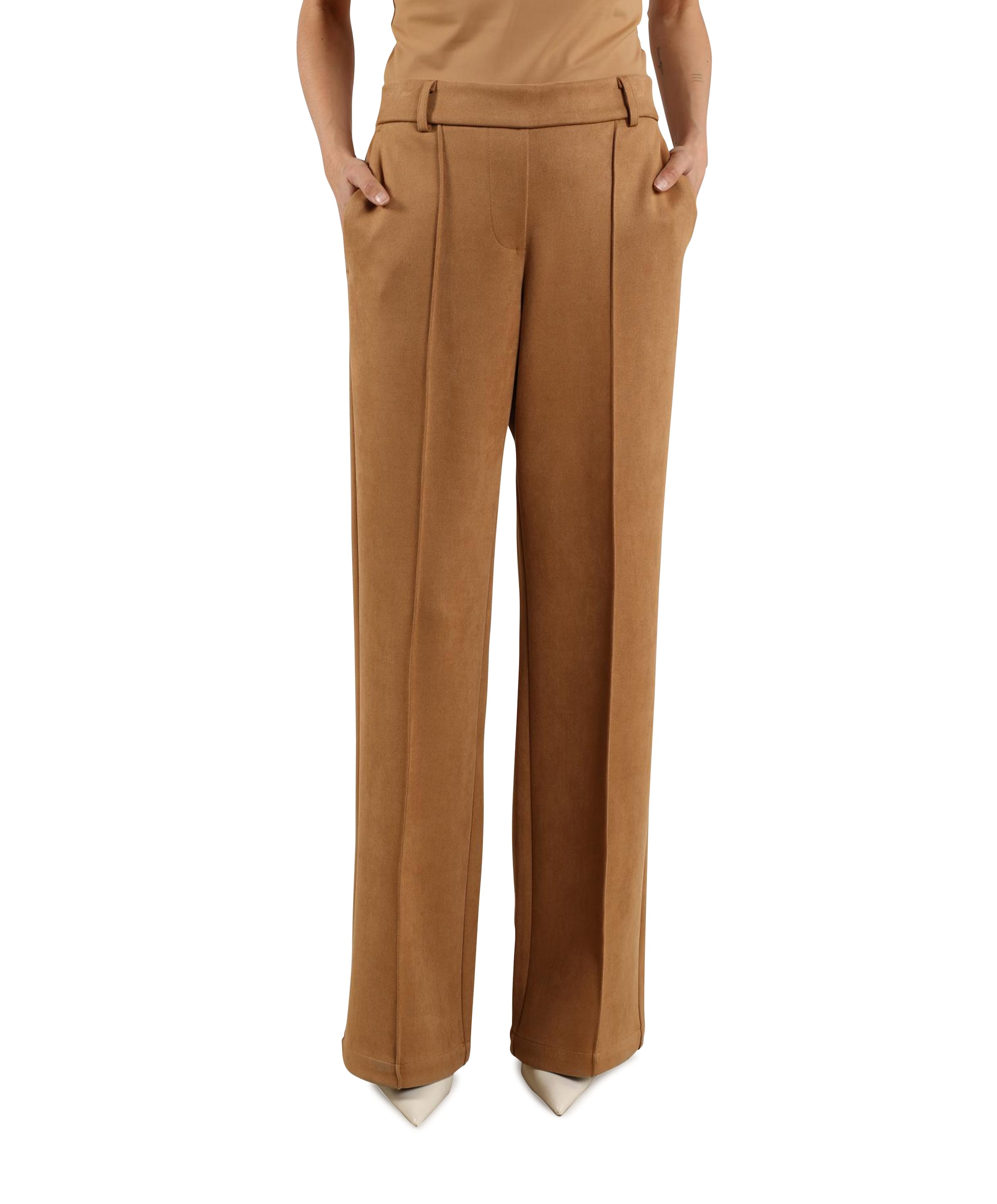 Jill Scuba broek bruin