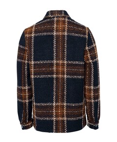 Heren overshirt blauw