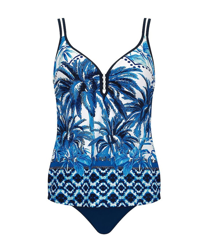 Dames tankini blauw