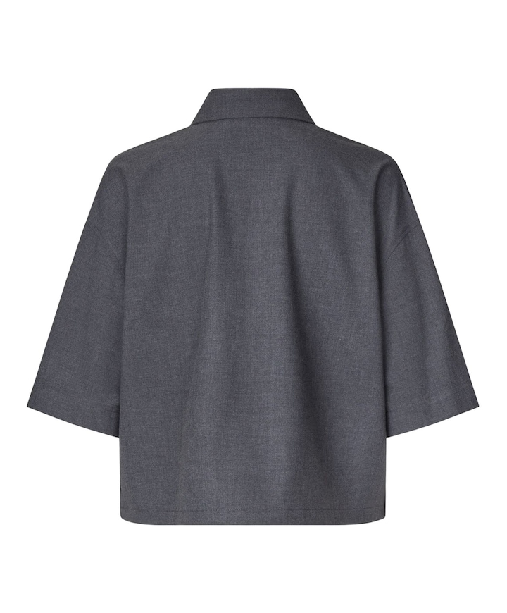 Dames blouse grijs