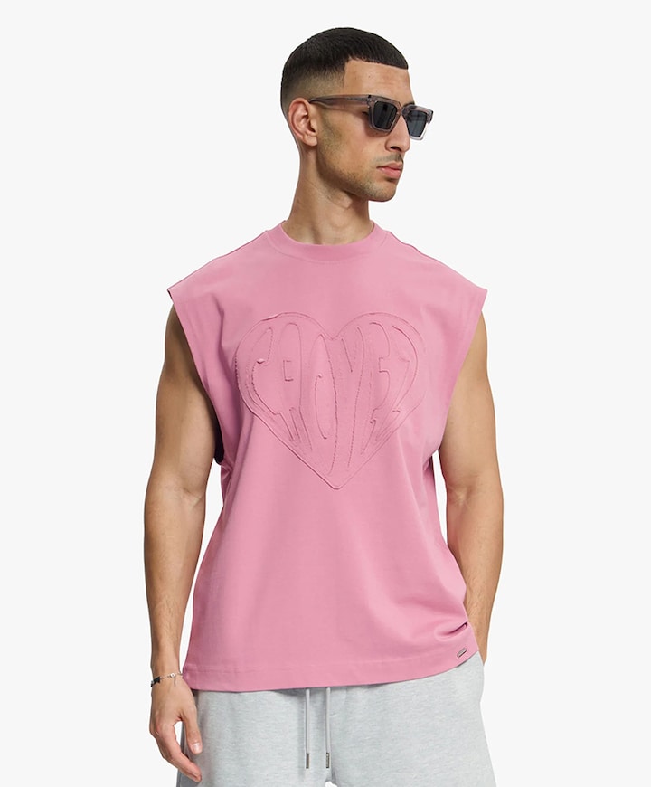 Heren T-shirt roze
