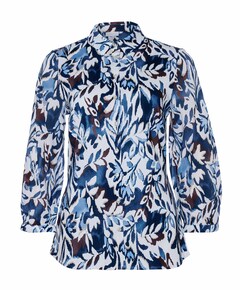 Dames blouse blauw
