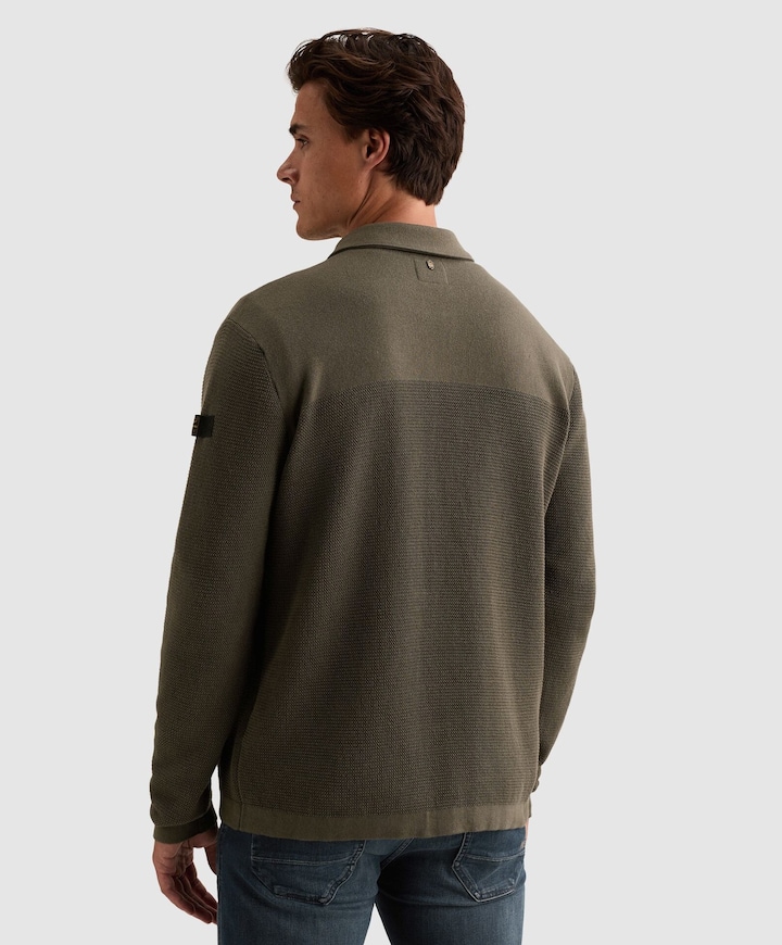 Heren overshirt groen