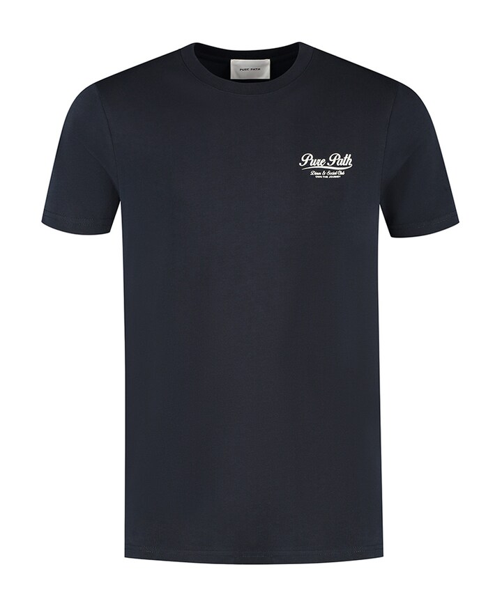 Heren t-shirt blauw