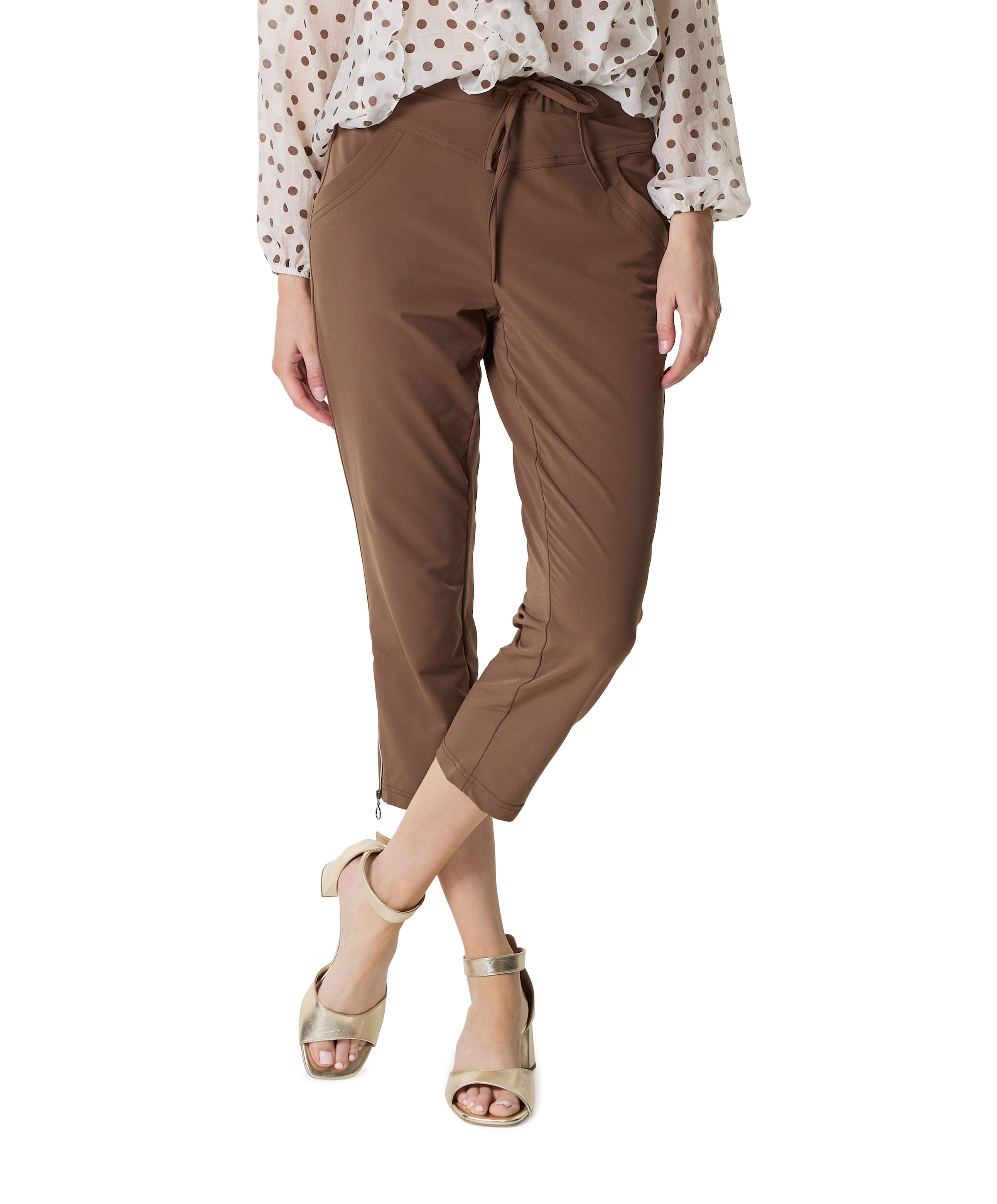 dames broek bruin