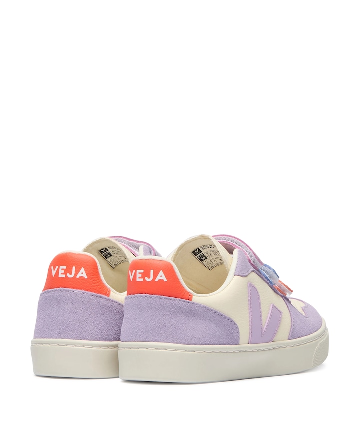 SMALL V-10 LEATH uniseks sneakers  wit