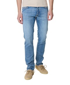 Bard Slim 5 pkt heren jeans blauw