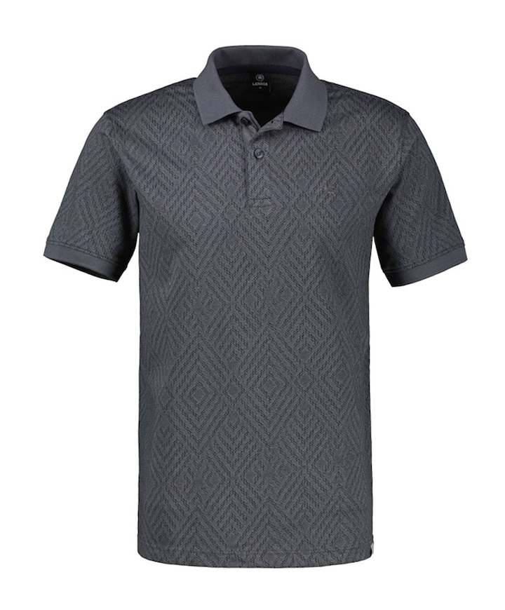 Heren polo grijs