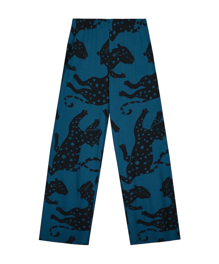 Dames pyjamaset blauw