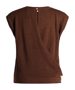 Dames top bruin