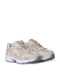 530 bungee lace uniseks sneakers  beige