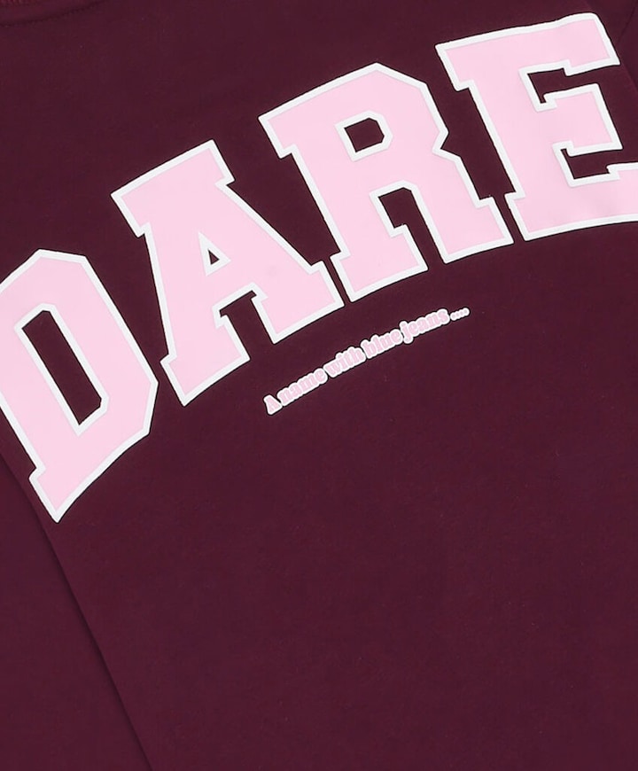 Meisjes sweater bordeaux
