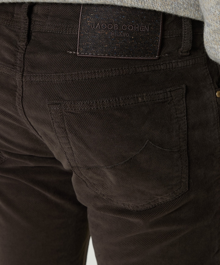 Bard Slim 5 pkt heren broek bruin