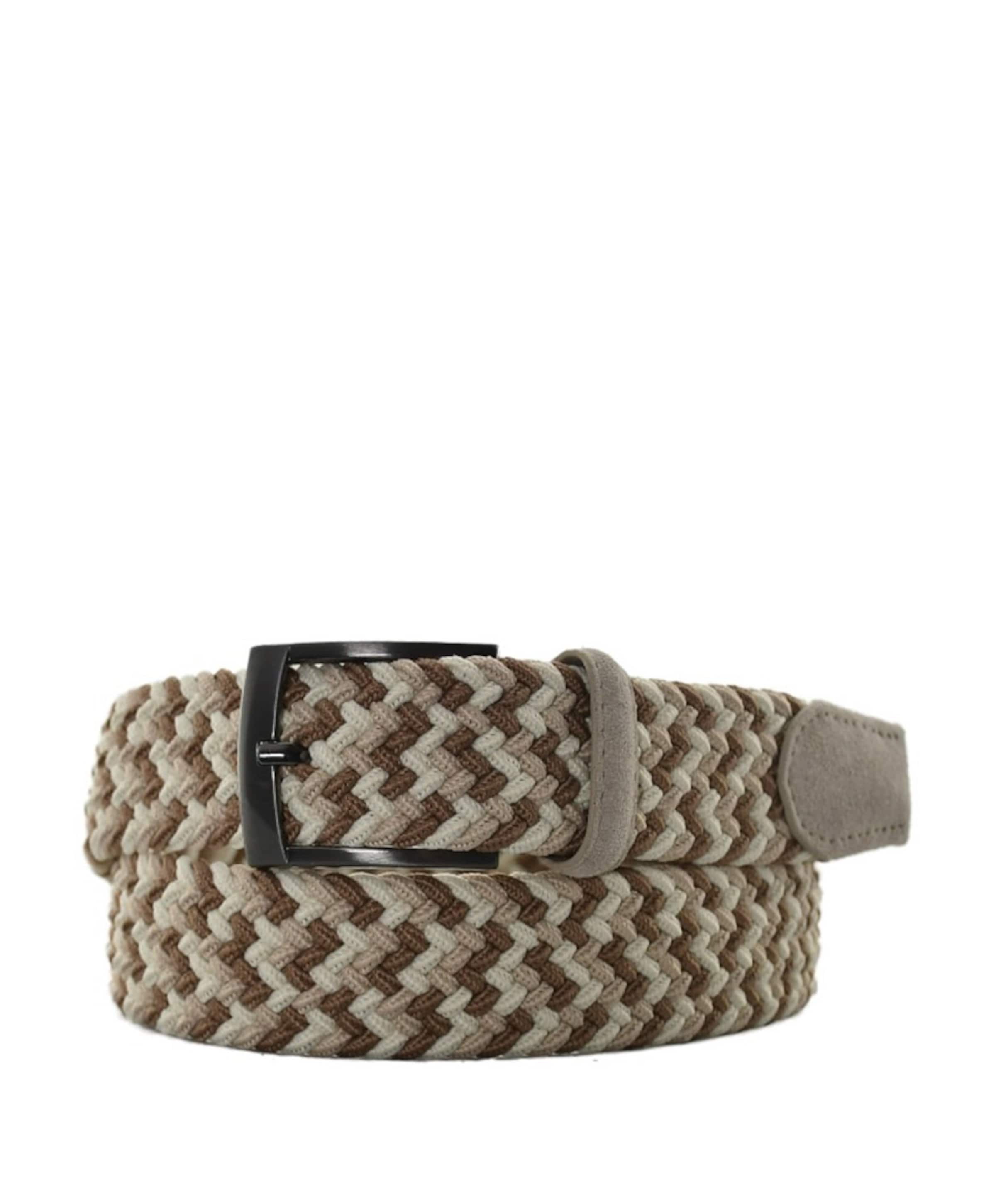 Heren riem beige