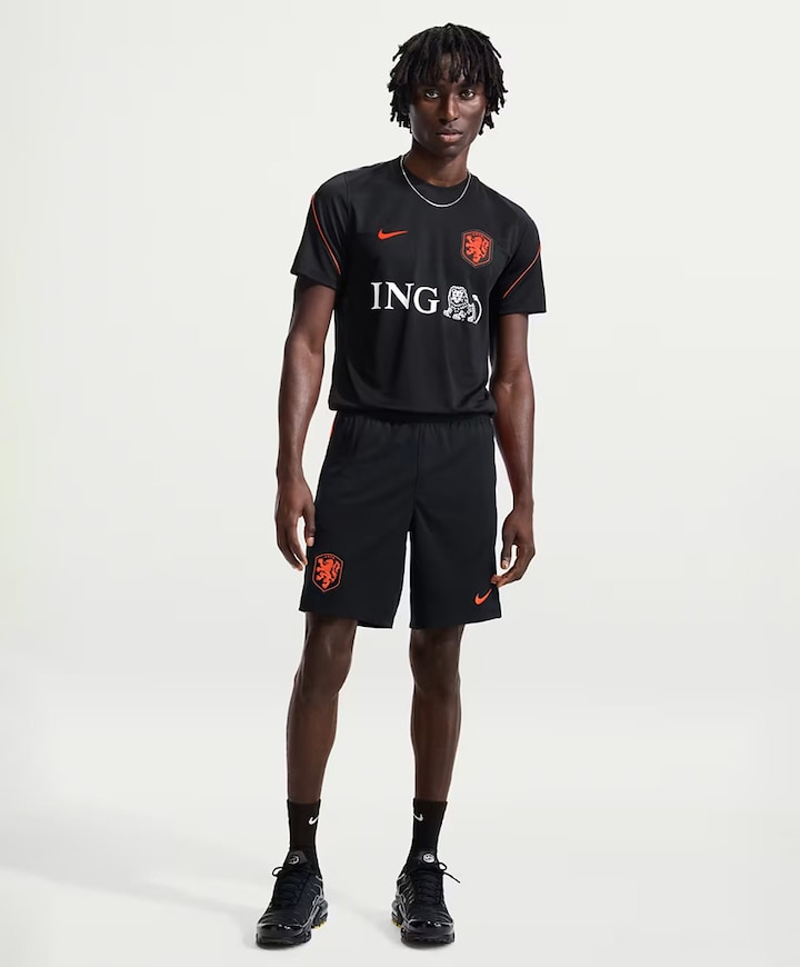 Knvb M Nk Df Strk Kz heren shorts zwart