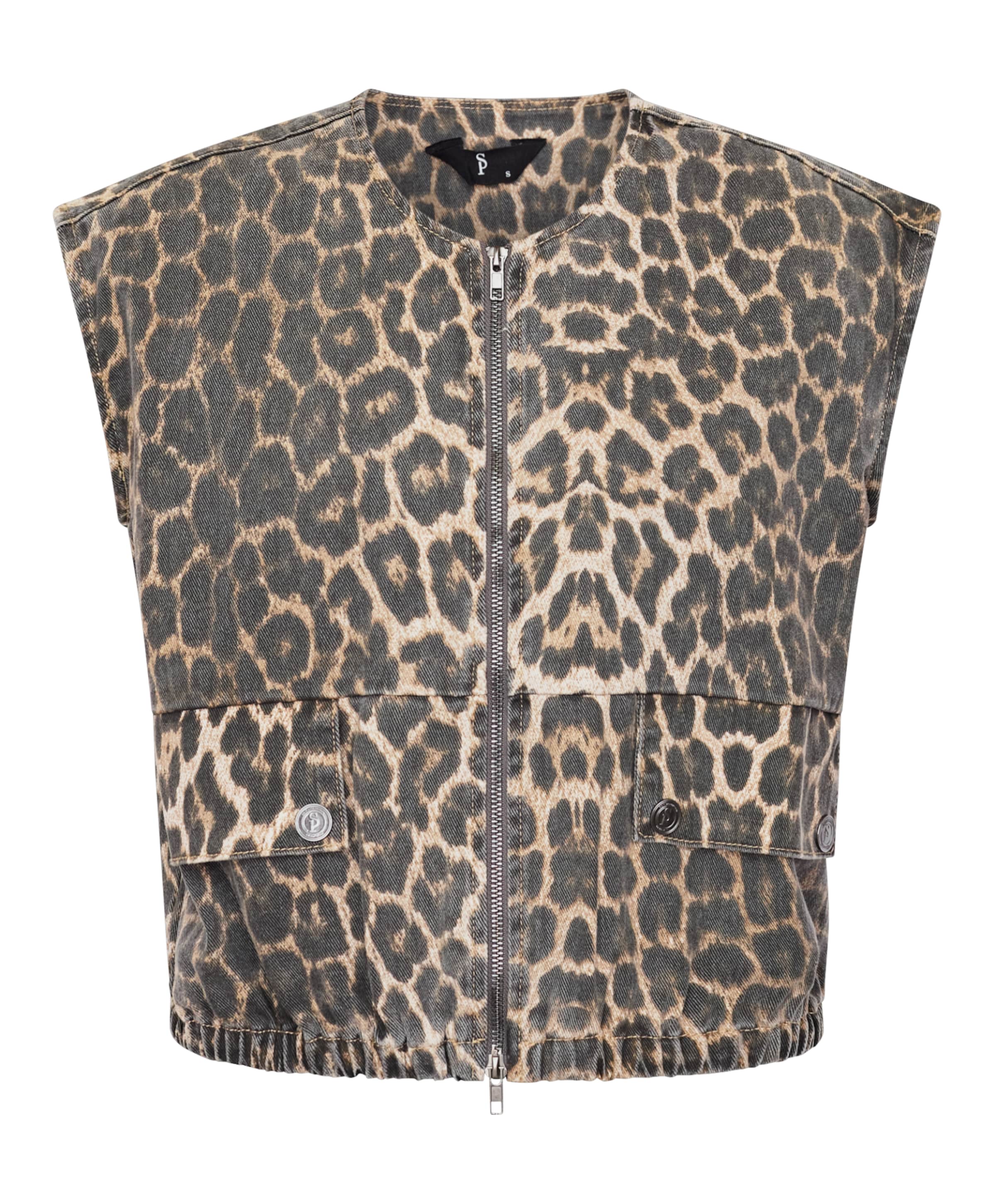 Dames gilet bruin
